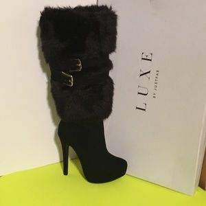 NWT ♥️JUSTFAB♥️High-Heeled Boots/ My last offer 😊